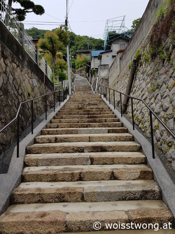 Treppe Richtung Gipfel, Onomichi, Japan