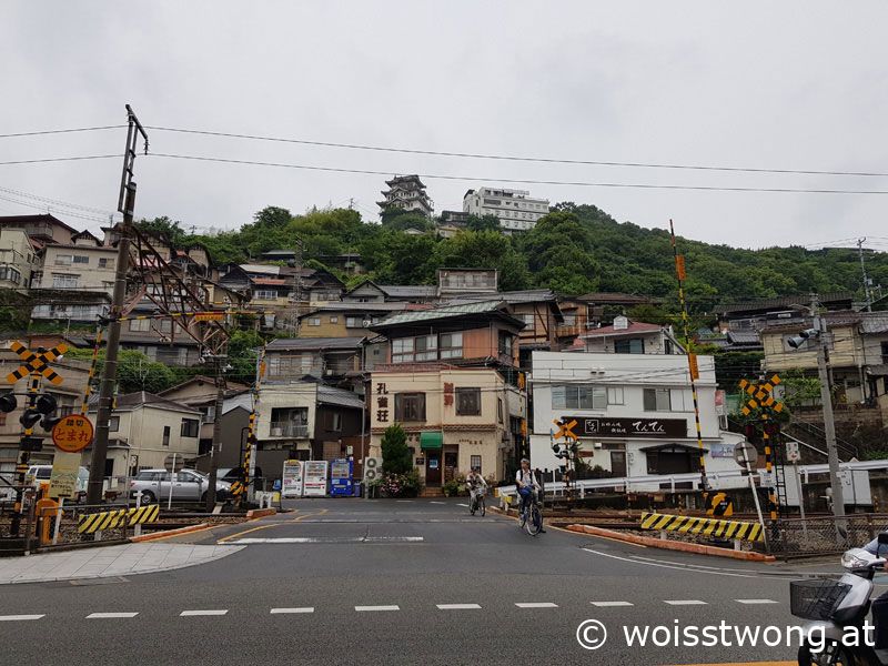 Onomichi, Japan, Ortsteil rund um den Bahnhof